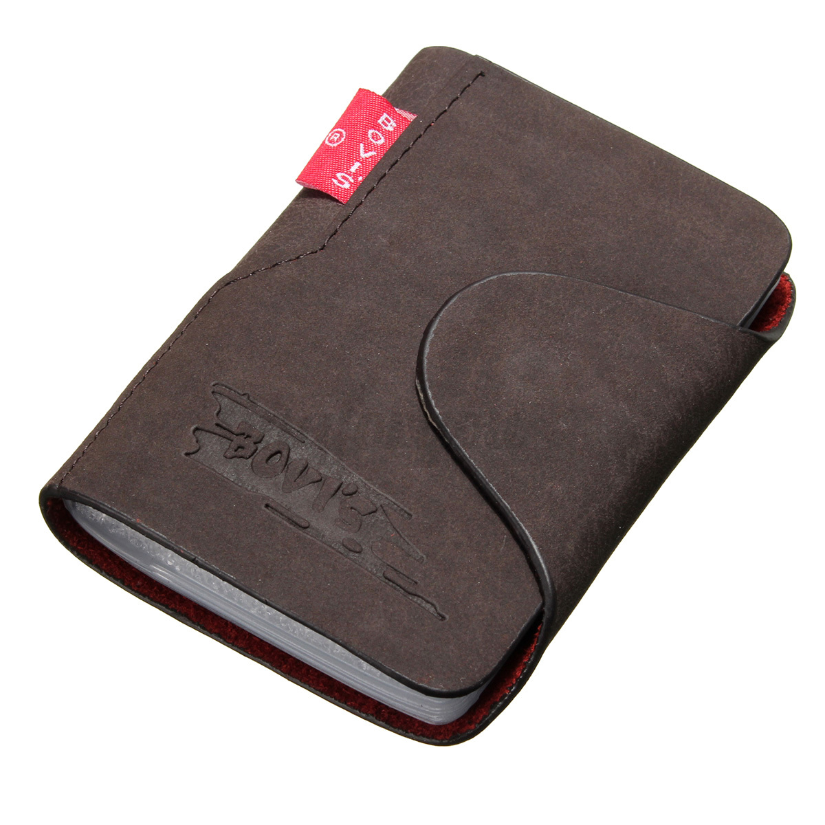 Mens Luxury Soft Leather Business ID Credit Card Holder, Wallet, Purse 20 Slots | eBay