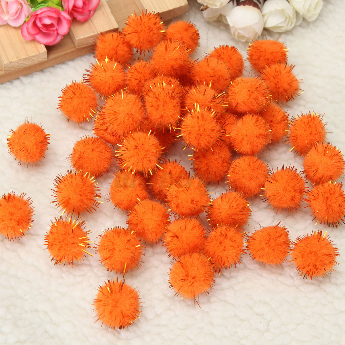 glitter pom pom balls for cats