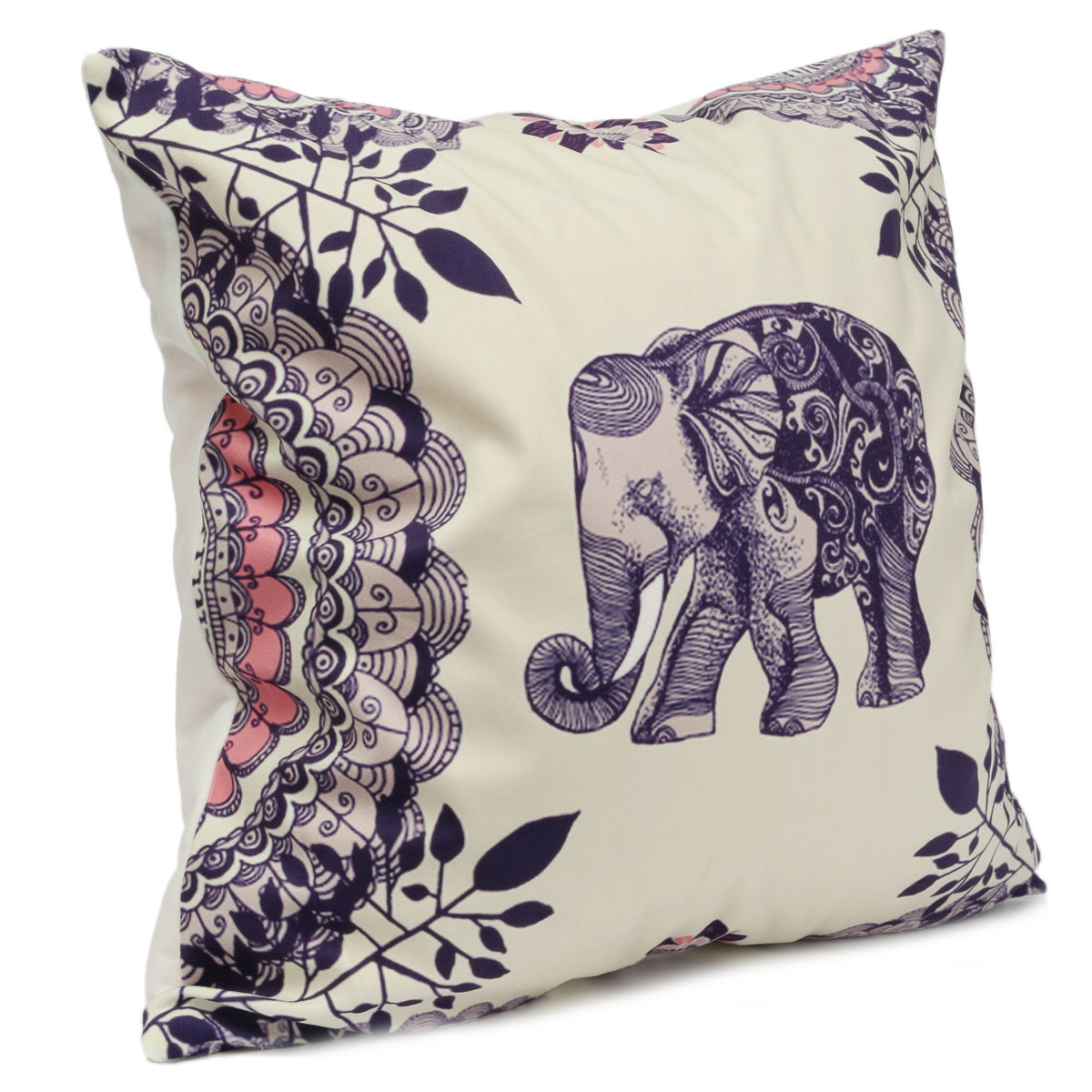 Animals Elephant Cotton Velvet Throw Pillow Case Cushion Cover Home Sofa Decor eBay