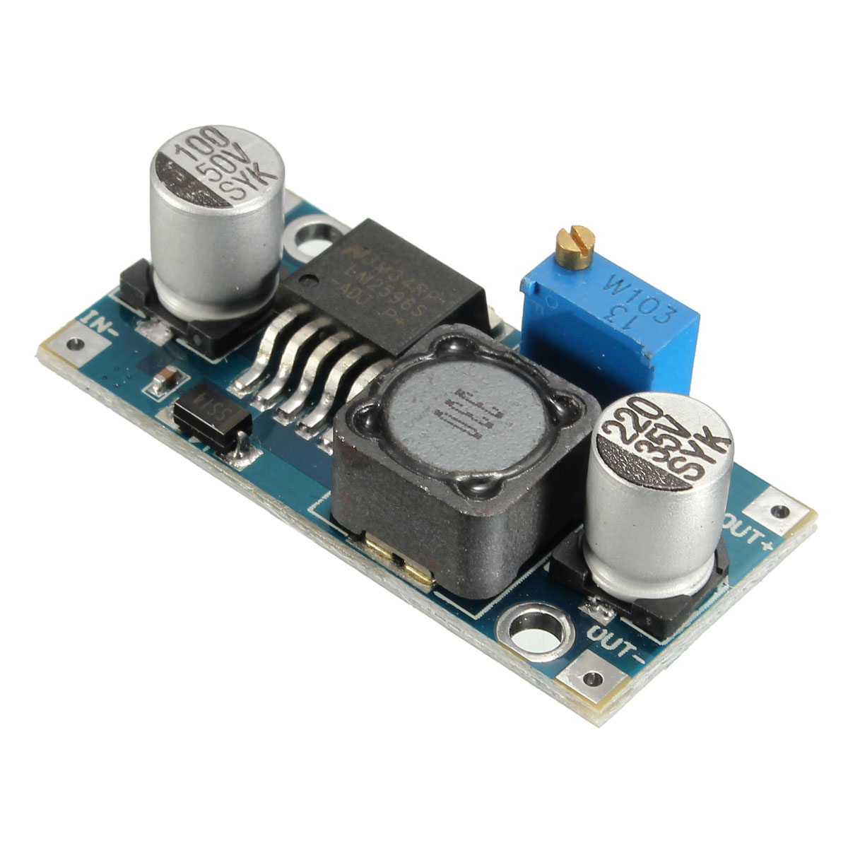 LM2596S DC-DC Step-Down Schaltregler Spannungsregler Modul Wandler Konverter Neu