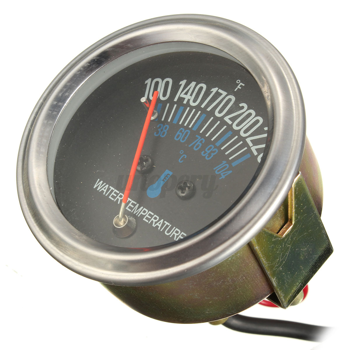 52mm Car Mechanical Water Temperature Temp Meter Metal Gauge 38104