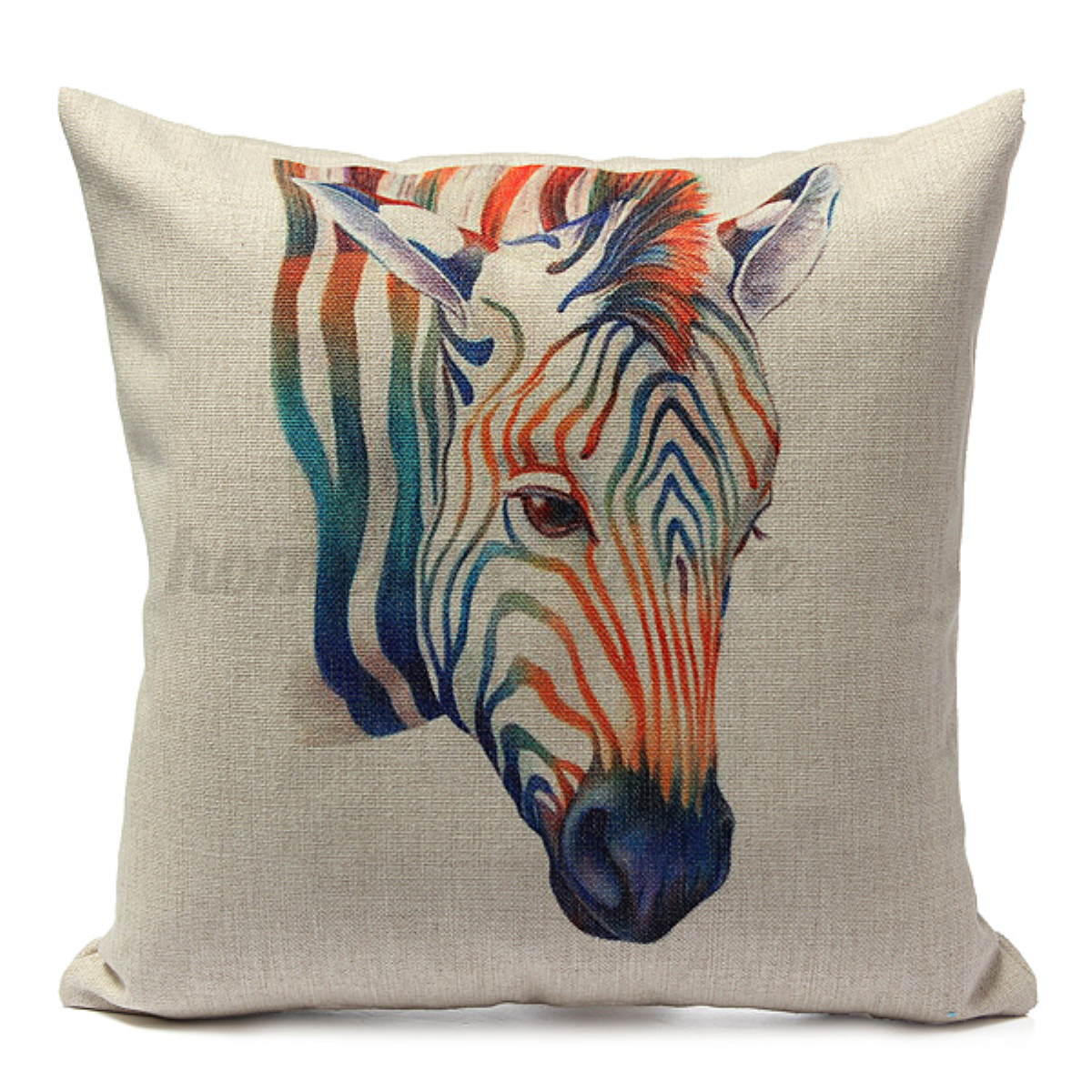 Vintage Animal Couple Geometry Cushion Cover Home Car Stripe Pillow Case Throw eBay