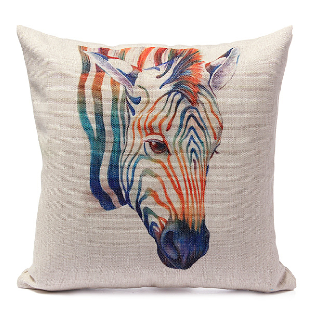 Animal World Home Decor Cotton Linen Pillow Case Sofa Waist Throw Cushion Cover eBay