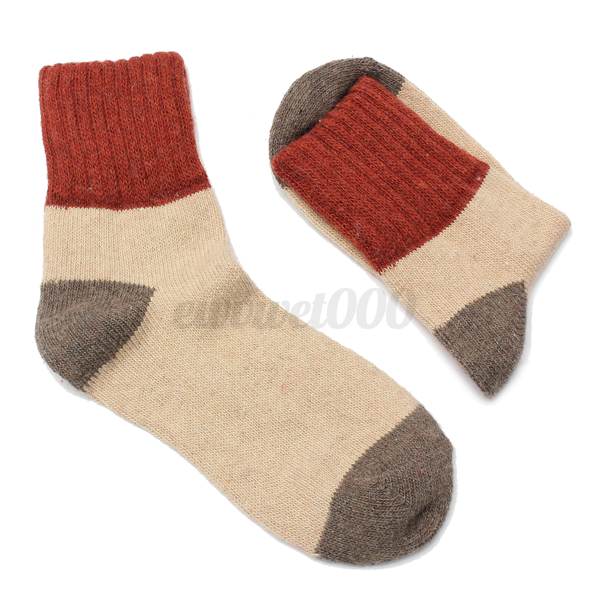 christmas snowflake deer cute women men wool bed socks uk christmas no1