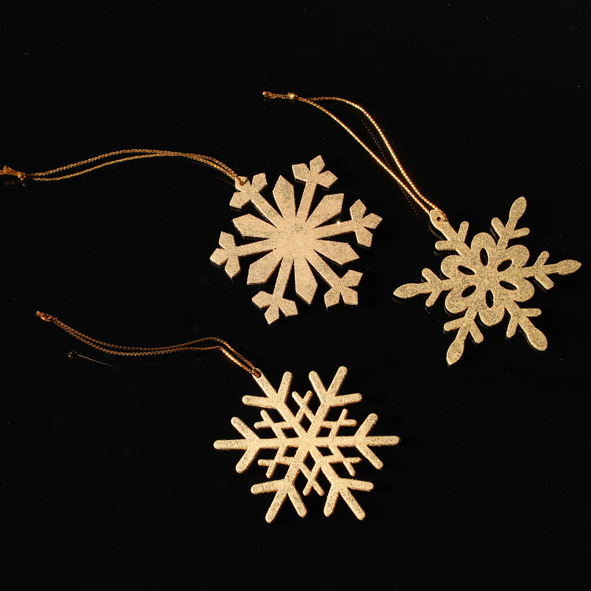 3pcs gold wooden contemporary snowflake ornament christmas 3pcs gold wooden contemporary snowflake ornament christmas