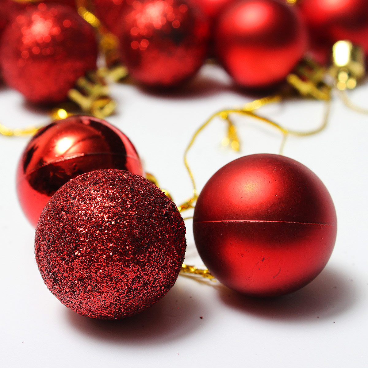 new 24pcs baubles christmas tree plain glitter diy xmas new 24pcs baubles christmas tree plain glitter diy xmas