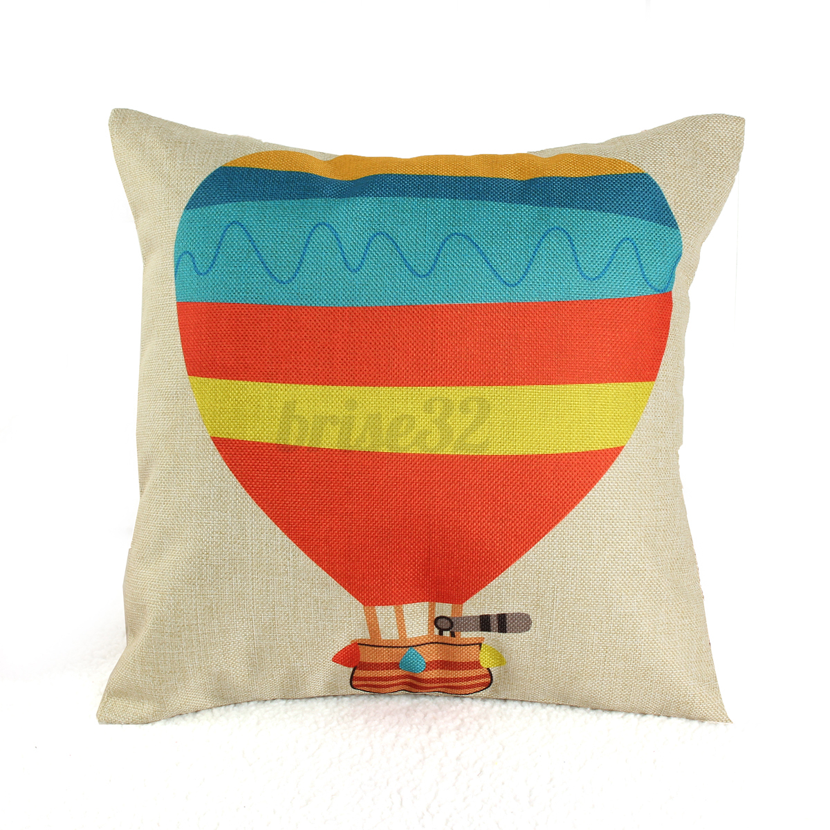 Square Simple Retro Cotton Linen Throw Cushion Covers Pillow Case Home Decor eBay