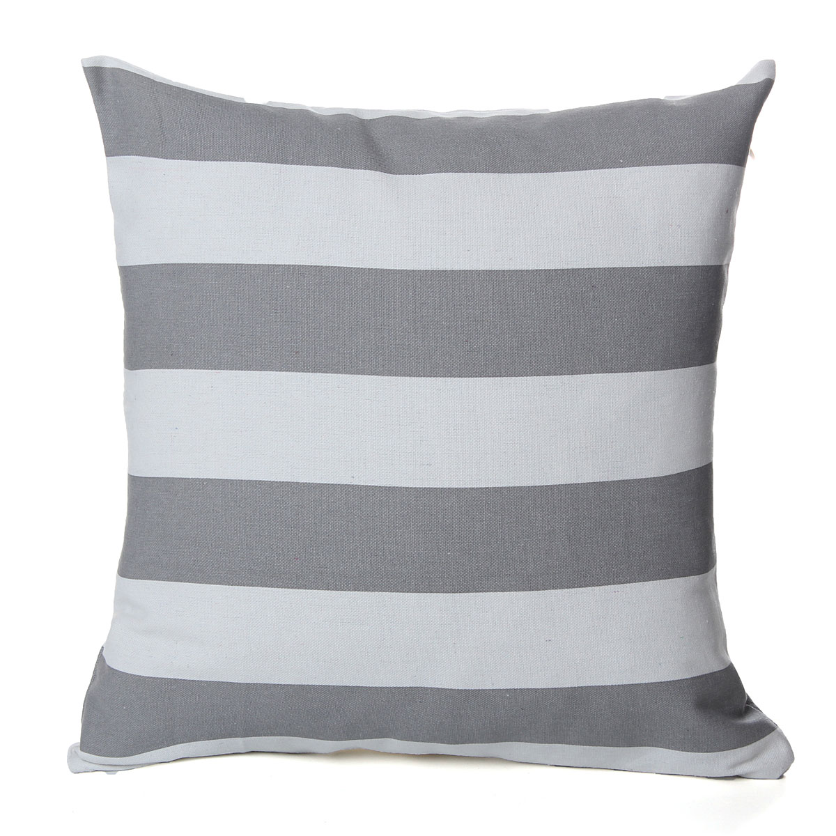 Canvas Striped Waist Throw Pillow Cases Sofa Back Car Cushion Cover Home Decor eBay