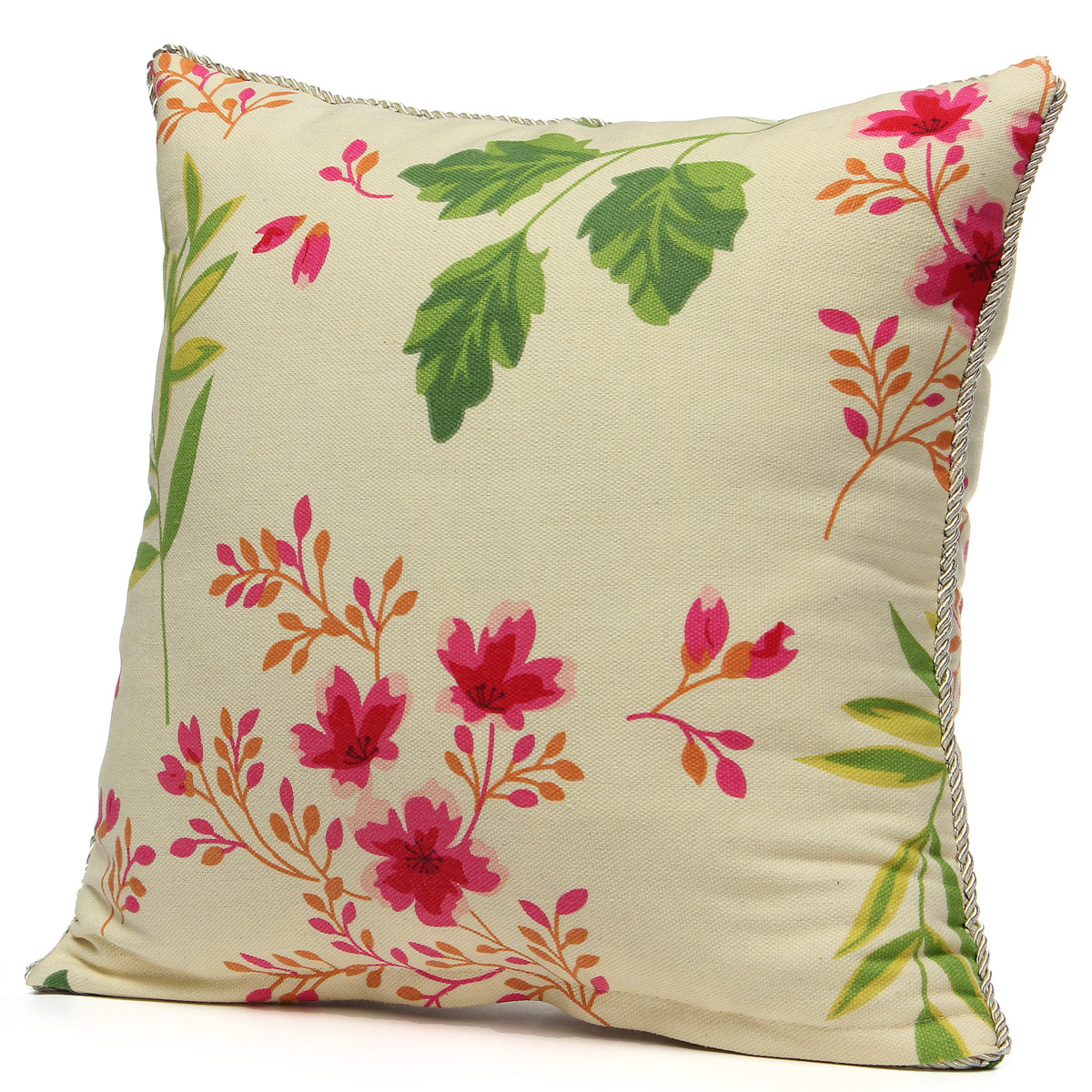 Vintage Fashion Square Throw Pillow Cases Home Sofa Decorative Cushion Cover