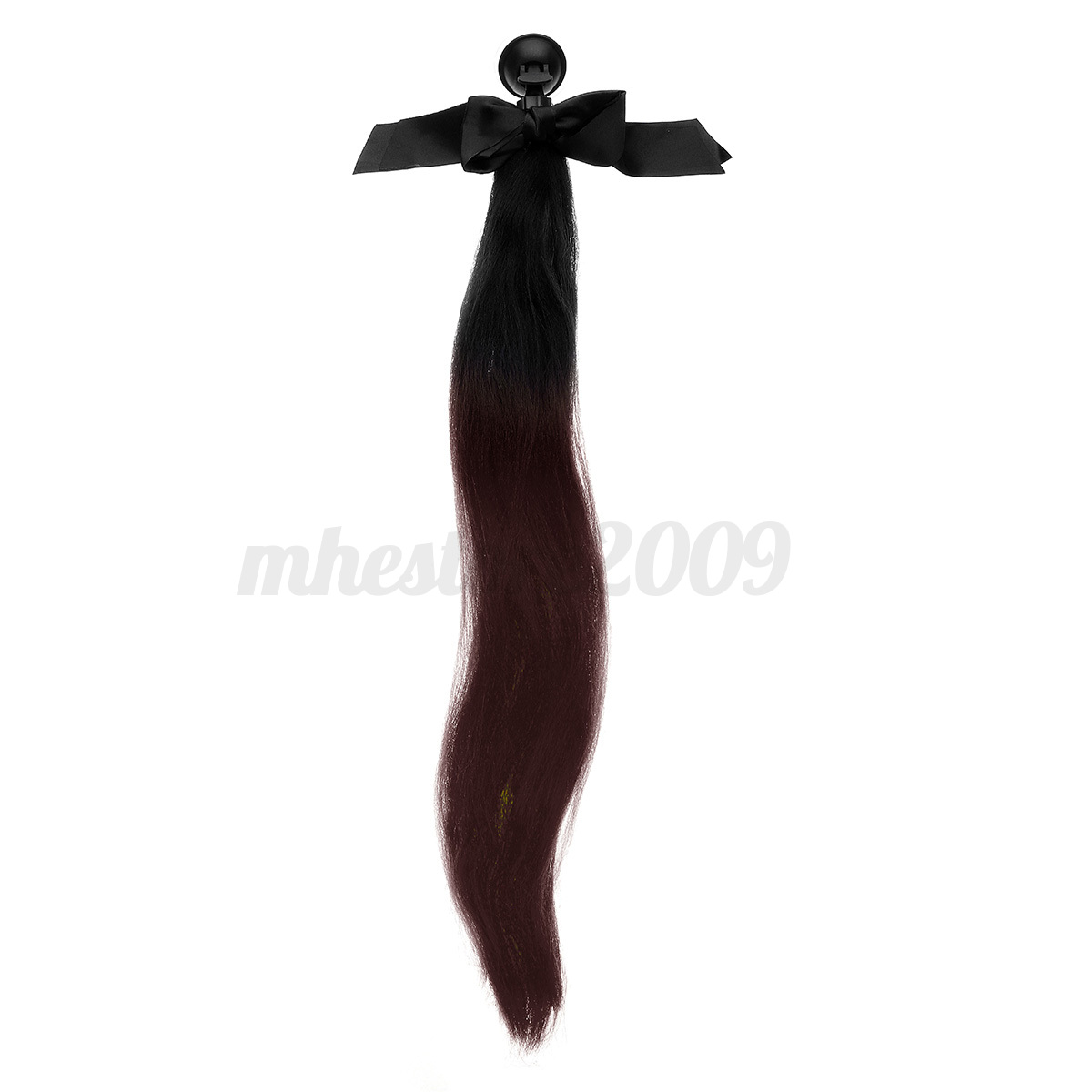 Ponytail Helmet Hair Pigtails For Motorcycle Bike Gradient Ramp Helmet Braids