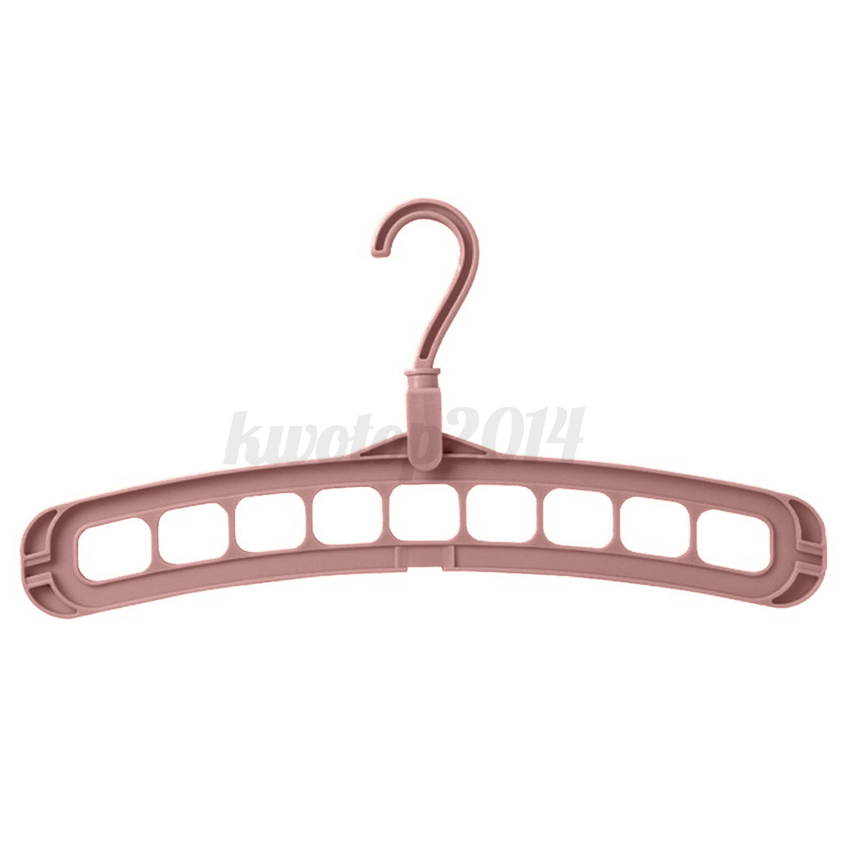 Heavy Duty 9 Holes Clothe Rack Hanger Folding Space Saving Hook Closet Organizer