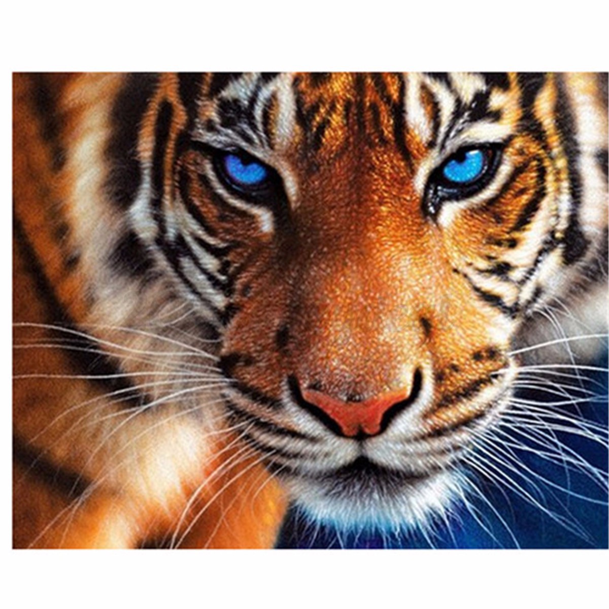 5D DIY Diamond Painting Tiger Lions Animals Embroidery Cross Stitch