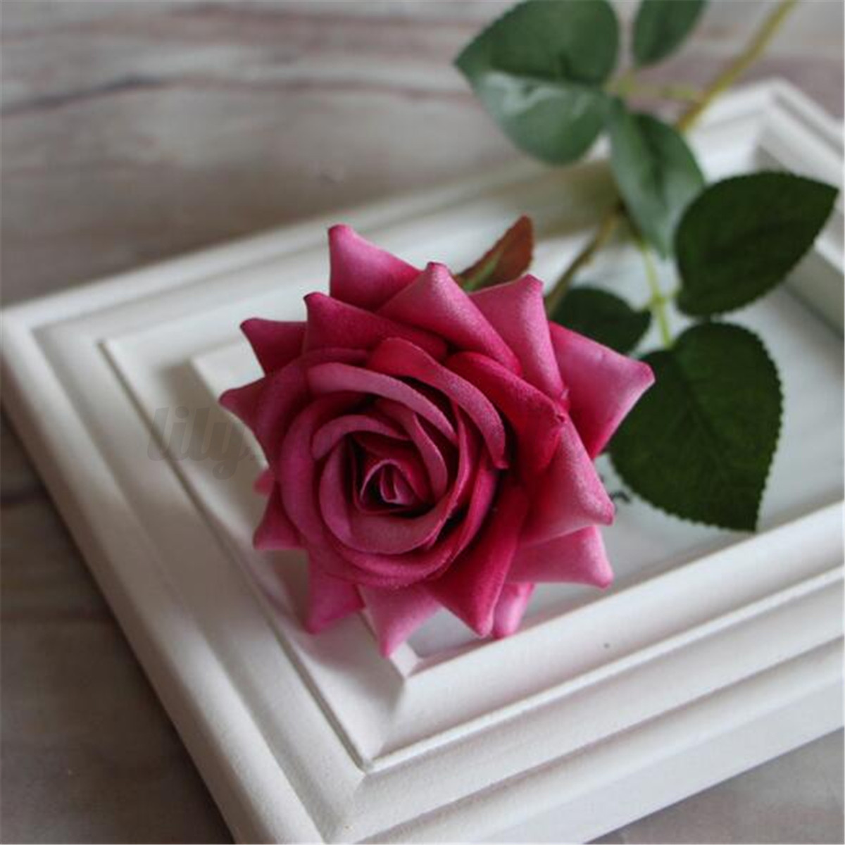 12x künstlich blumen kunstblumen rose blumenstrauà floristik ... Künstliche blumen deko