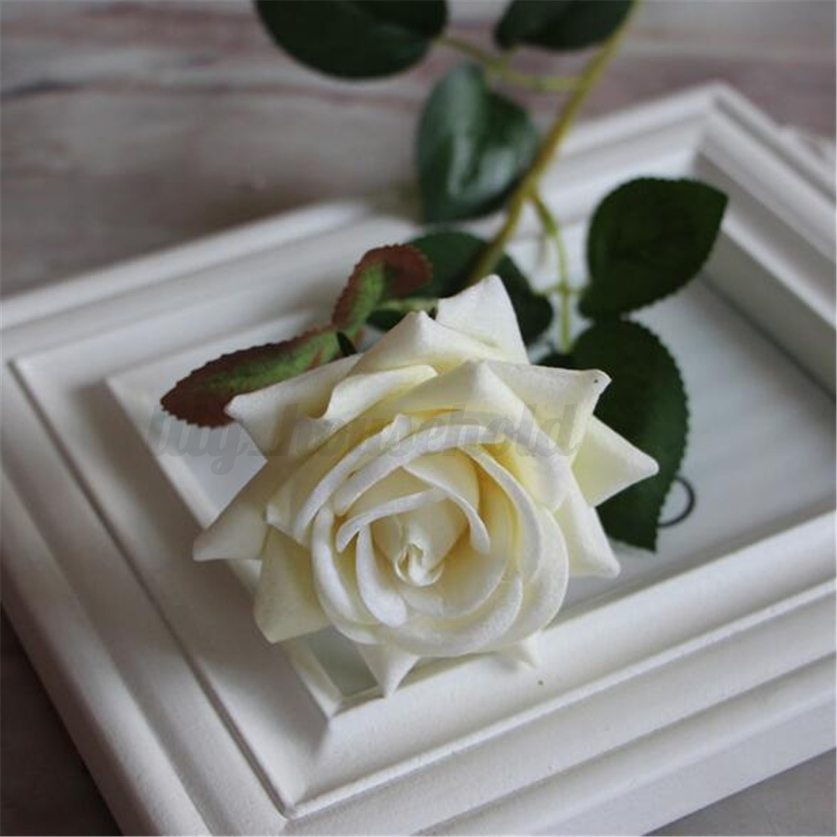 12x künstlich blumen kunstblumen rose blumenstrauà floristik ... Künstliche blumen deko