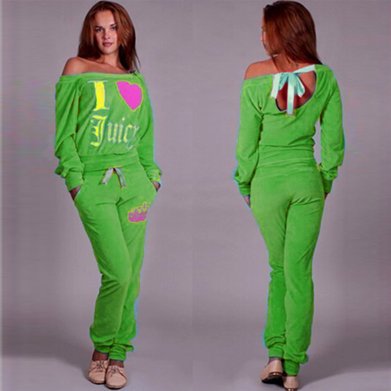 off the shoulder jogging suit