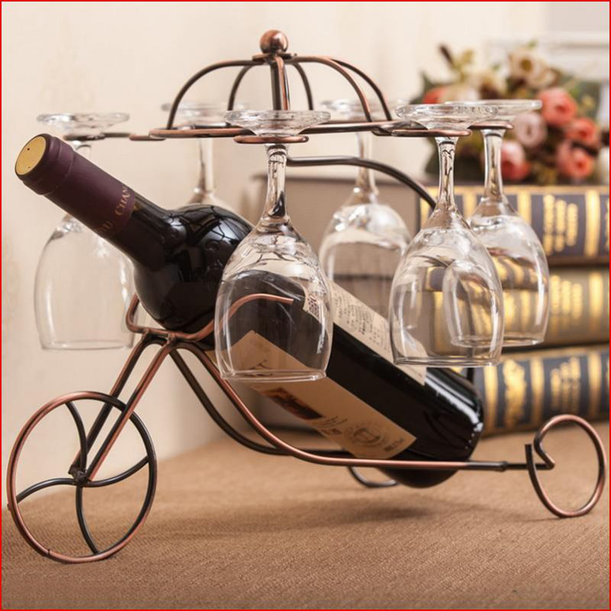 vintage wine bottle holder
