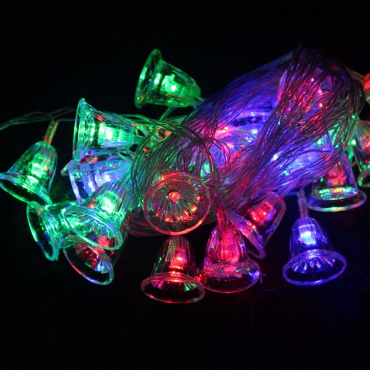 20 led christmas bell shaped flashing light string xmas 20 led christmas bell shaped flashing light string xmas