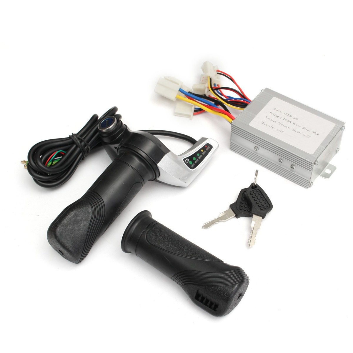 DC 36V 800W Plastic Scooter Motor Brushed Speed Controller Throttle Twist