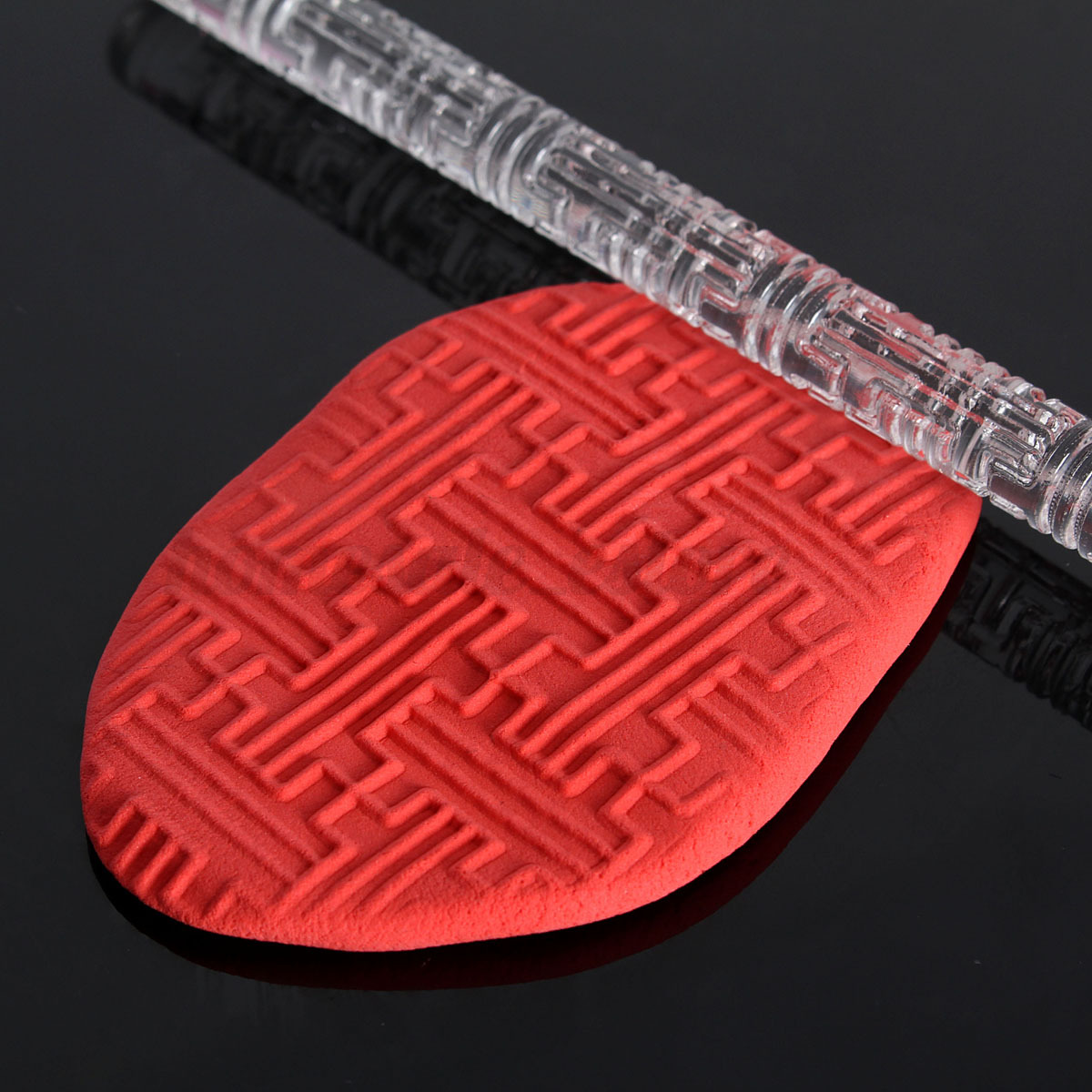 Embossing Acrylic Rolling Pin Fondant Sugar Craft Cake ...