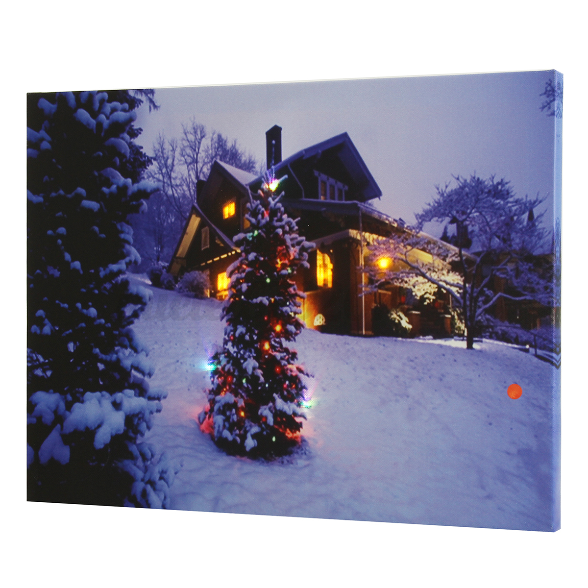 LED Light Up Christmas Canvas Pictures 30x40cm Xmas Picture Decor Wall Hanging eBay