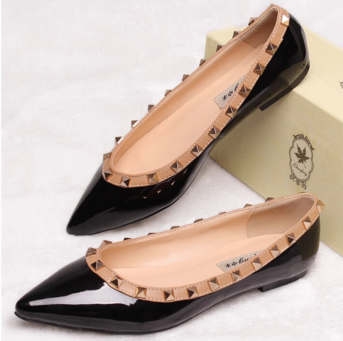 t strap pointed toe flats