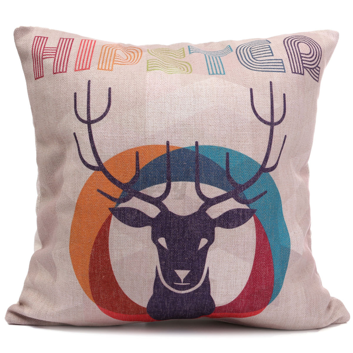 Linen Cotton Pillow Case Waist Back Throw Cushion Cover Home Sofa Car Decor eBay