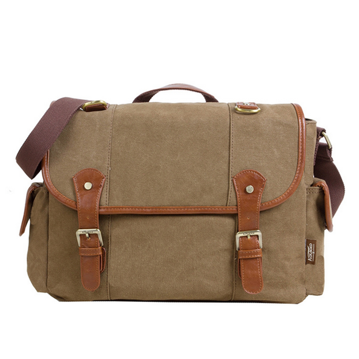 Men Canvas Messenger Crossbody Shoulder Laptop School Bag Handbag Tote