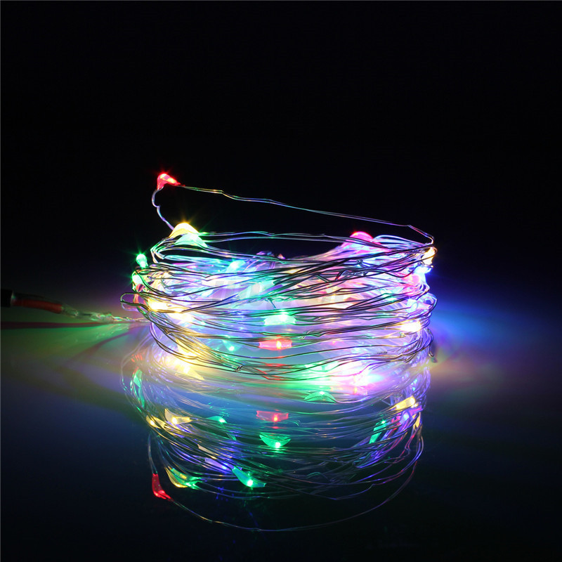 Colorful Solar/Battery/Plug 1M-50M 10-500 LED Fairy String Lights Xmas Party eBay