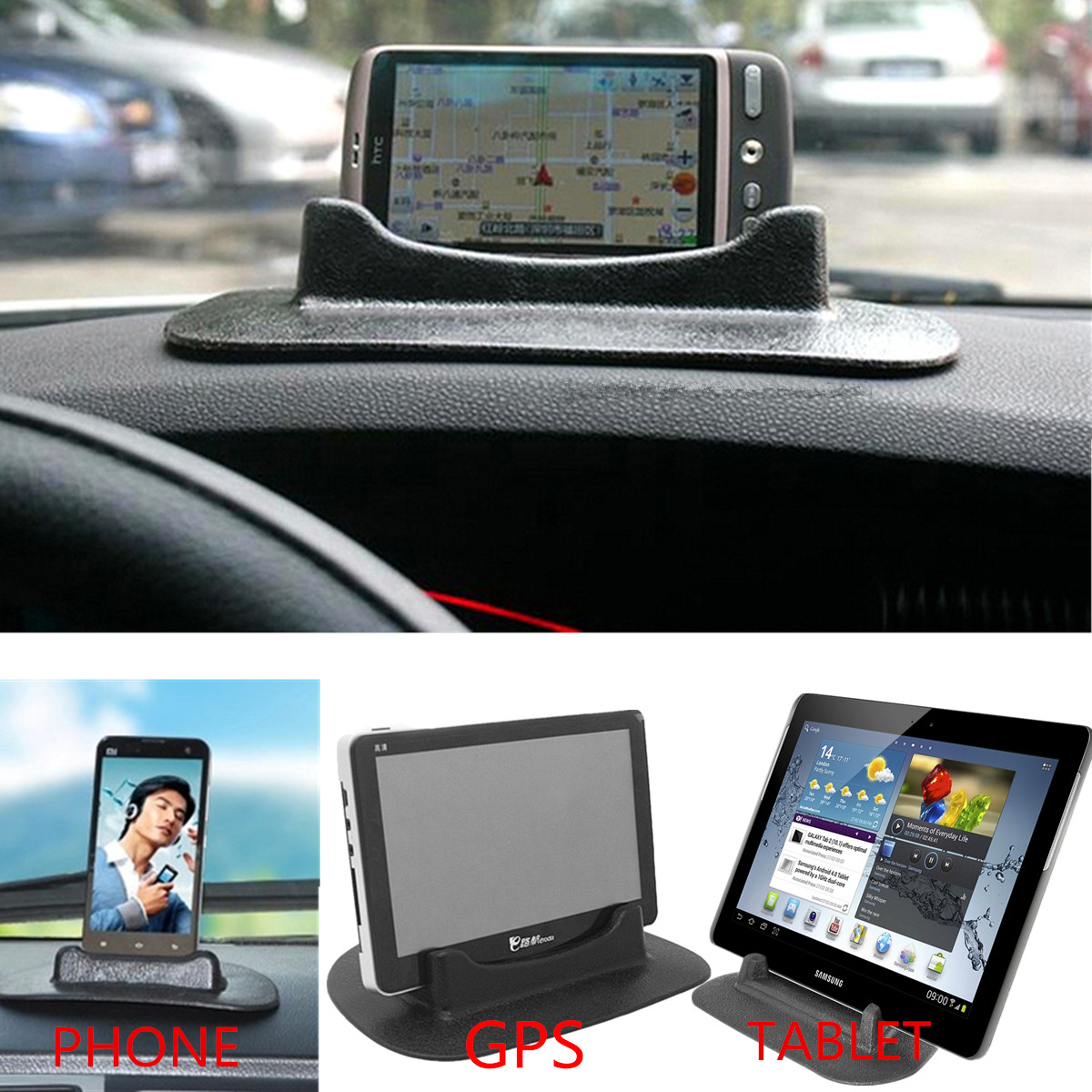 Car Universal Dashboard Anti Slip Pad Holder Mount for ...