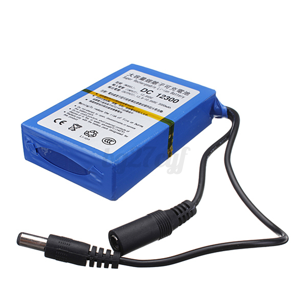 power dc battery 3000mAh 12V Rechargeable Portable Battery DC Super Power