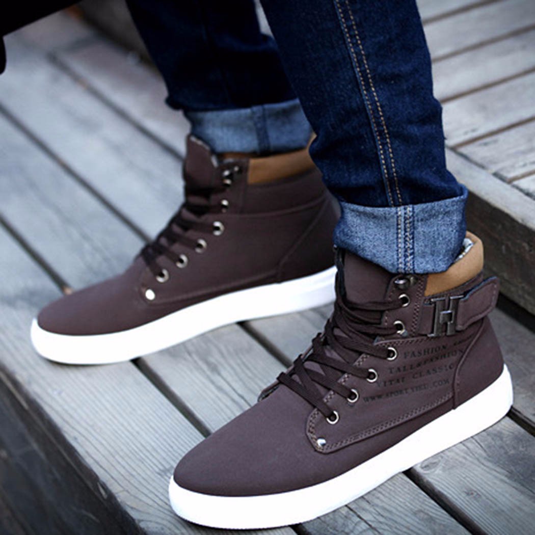 mens knee high canvas boots