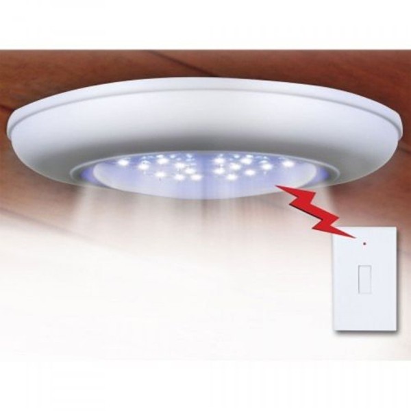 Details About Battery Operated Wireless Ceiling Wall Closet Hall Light Lamp Remote Control