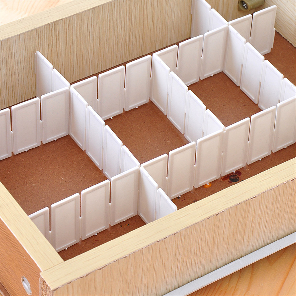 Au 24x Adjustable Drawer Clapboard Partition Divider Cabinet