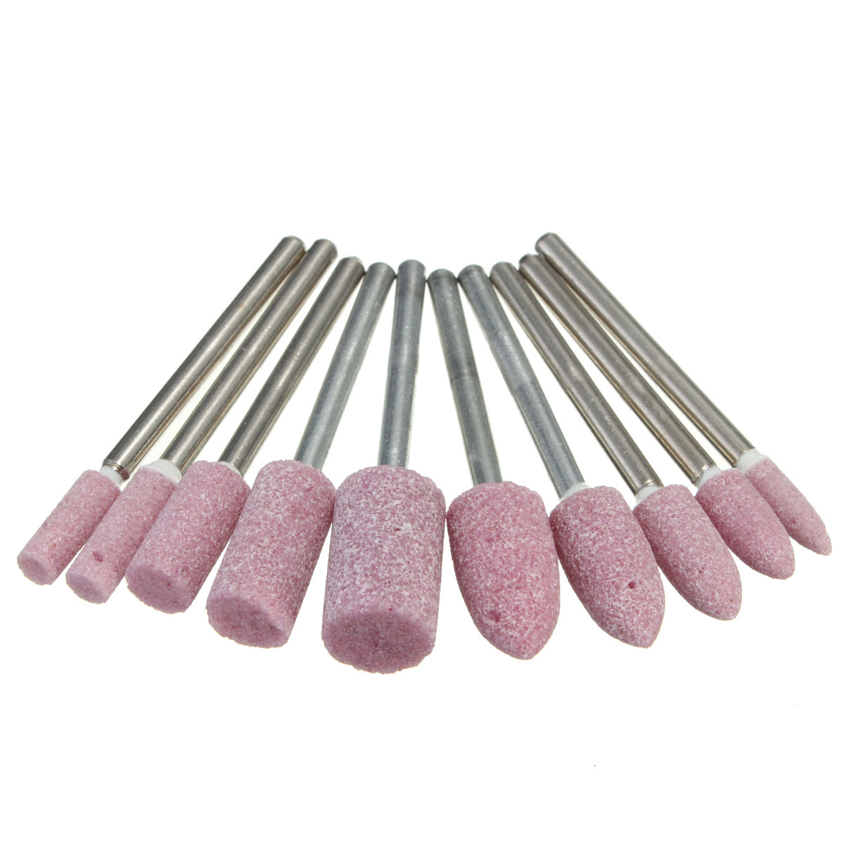 50//100x 1//8/'/' Shank Abrasive Mounted Stone Rotary Tool Grinding Wheel For Dremel