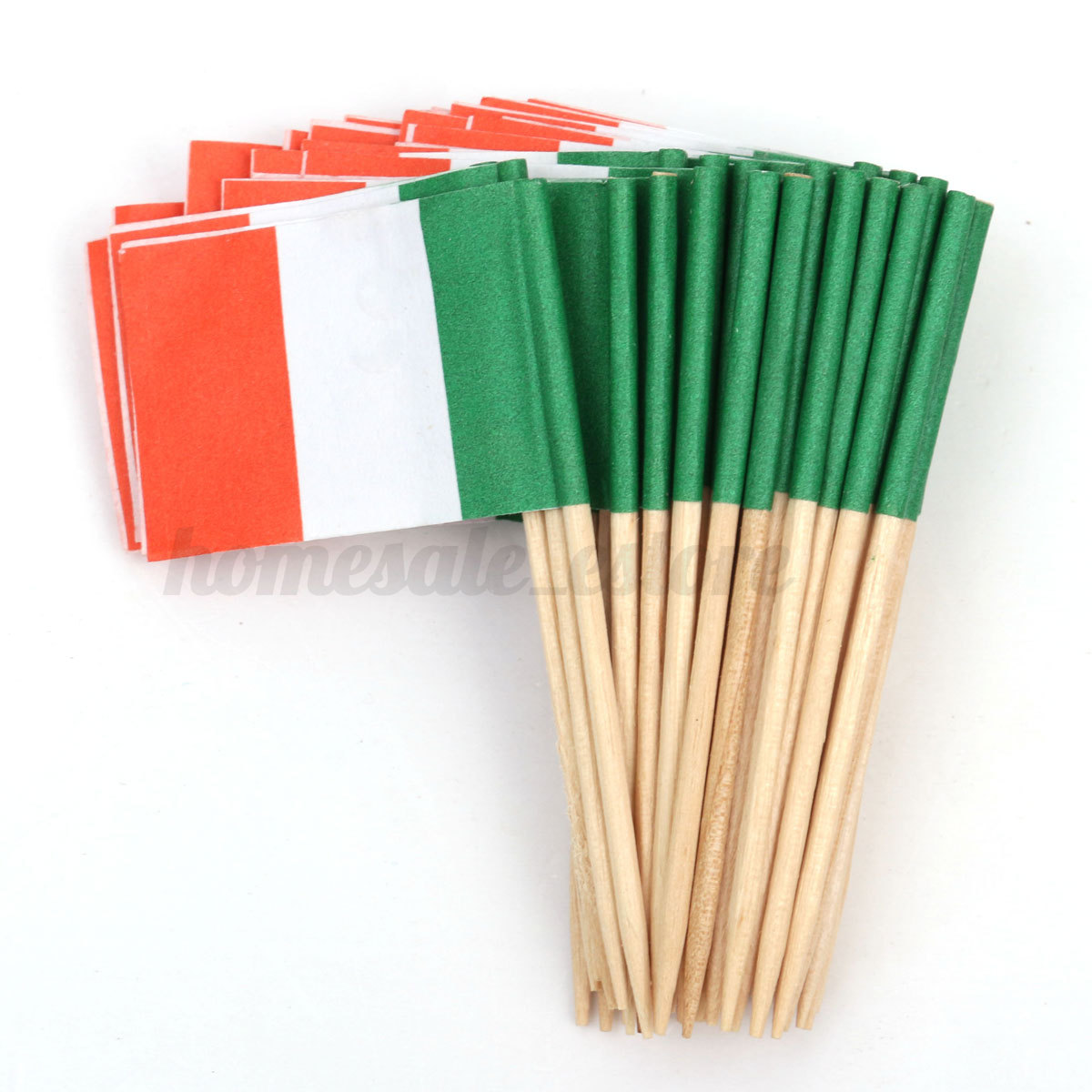 50pcs Mini Flag Cocktail Cupcake Food Fruit Picks Sticks ...