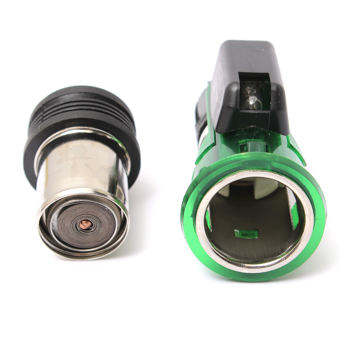 12V Car Cigarette Lighter Power Socket Port Plug LED Light For FIAT