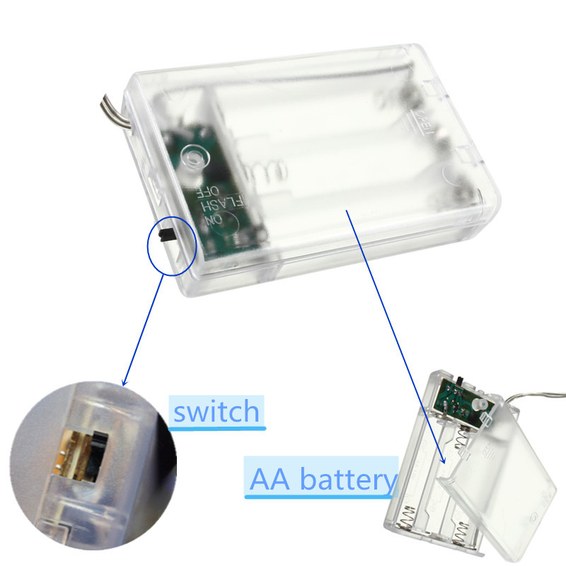 AU 40-500 LED Electric//Solar//Battery Power String Fairy Light Xmas Wedding Decor