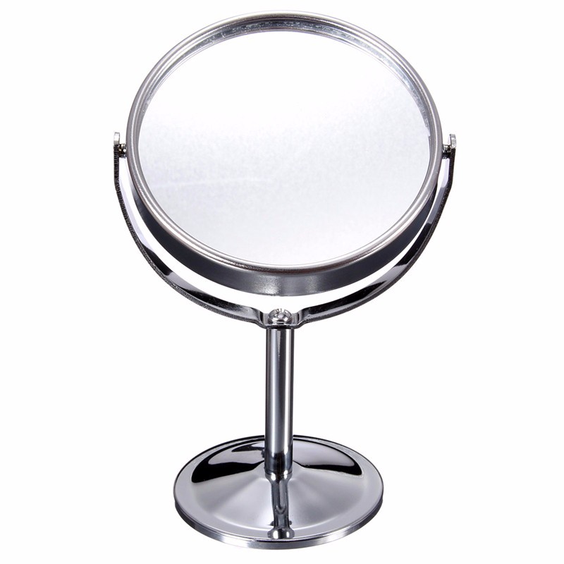 Details About Cosmetic Makeup Table Mirror Double Sided Normal Magnifying Stand Rotation