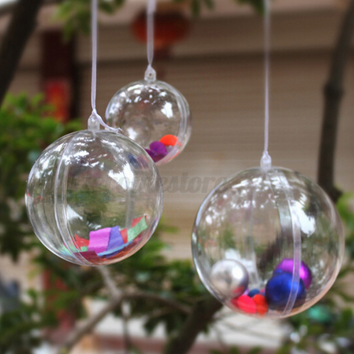 10pcs plastic ball heart christmas party clear transparent 10pcs plastic ball heart christmas party clear transparent