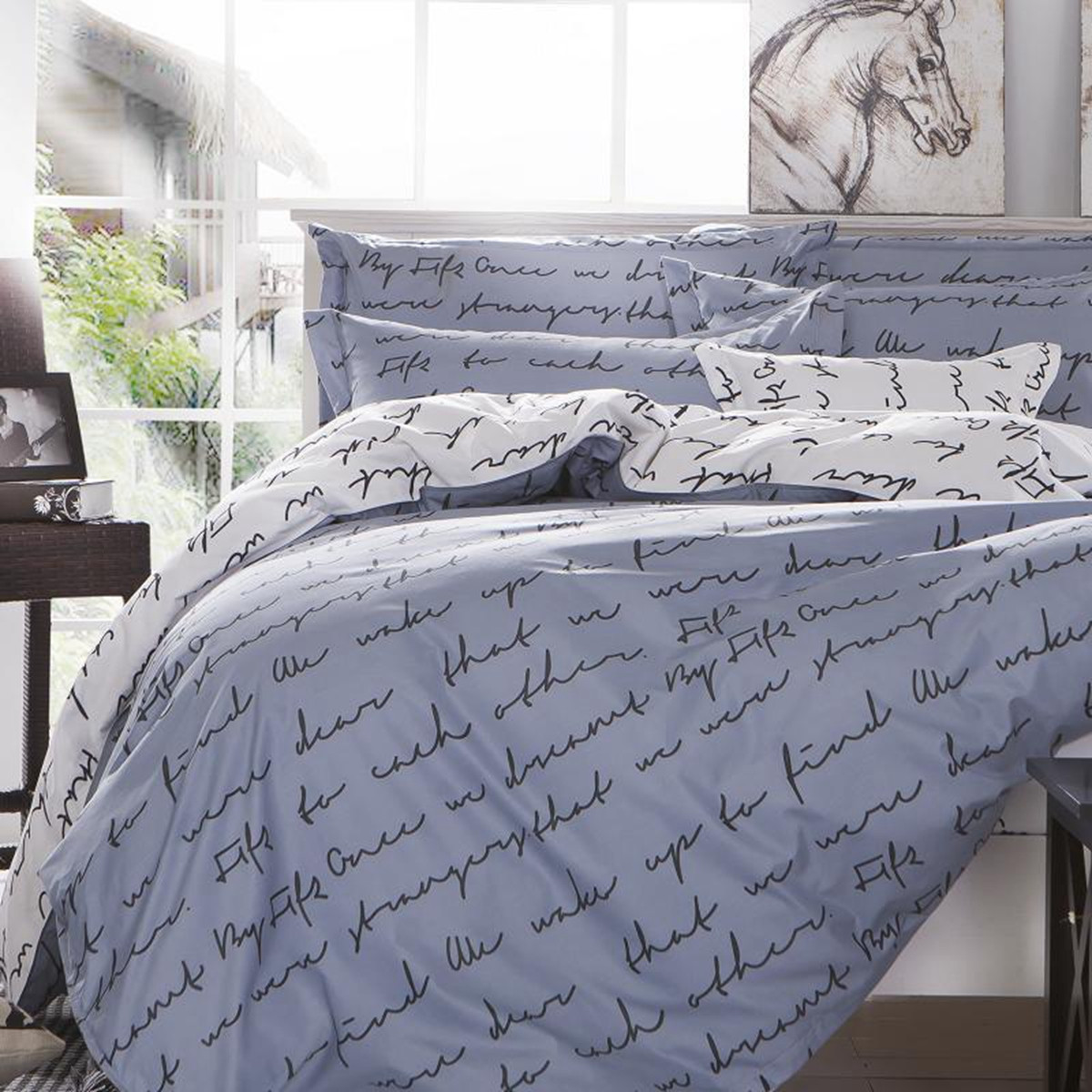 love letter duvet cover