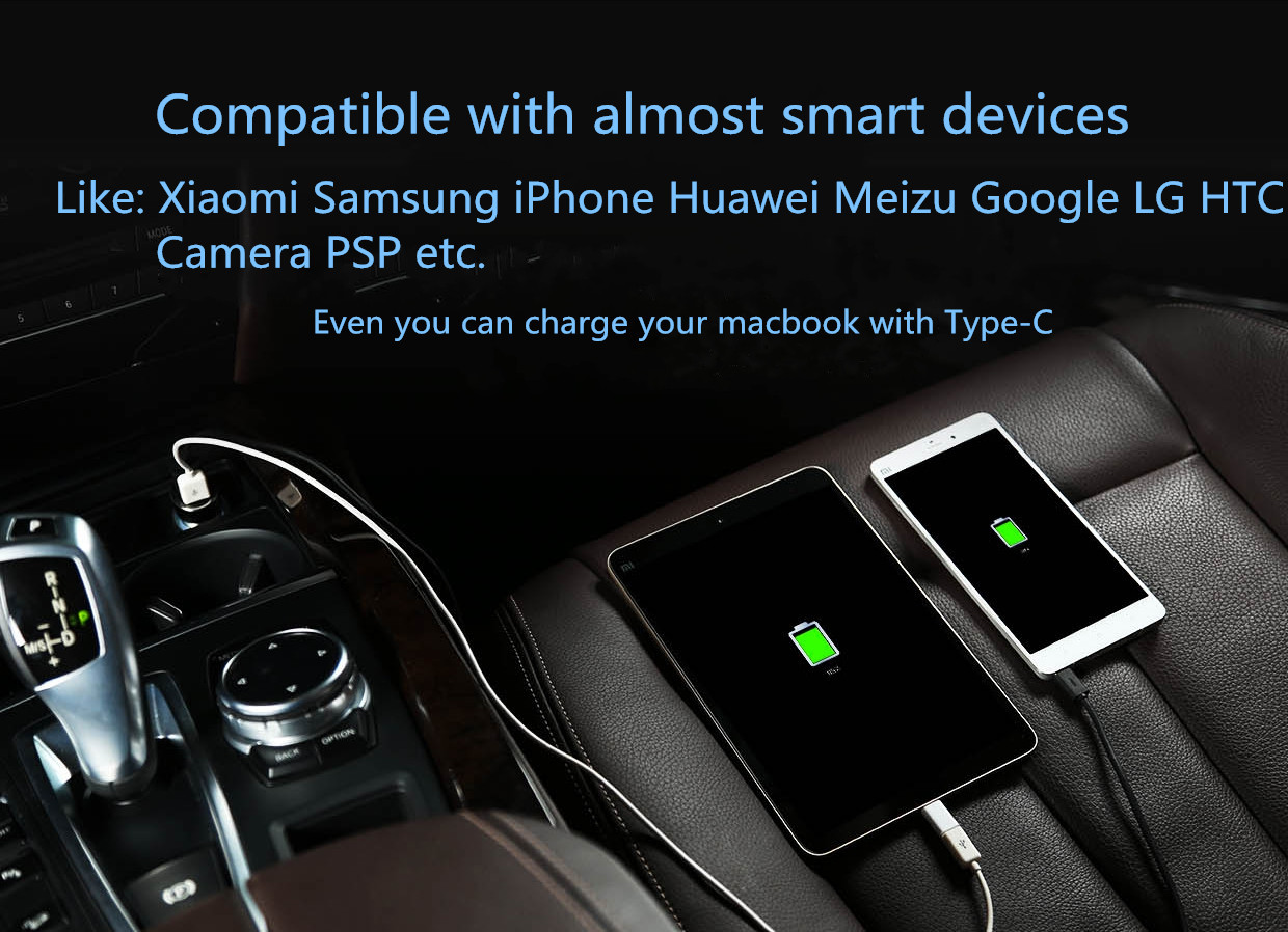Original Xiaomi Mi Car Charger Dual USB Max 5V/3.6A Metal Original Xiaomi Mi Car Charger Dual USB Max 5V/3.6A Metal