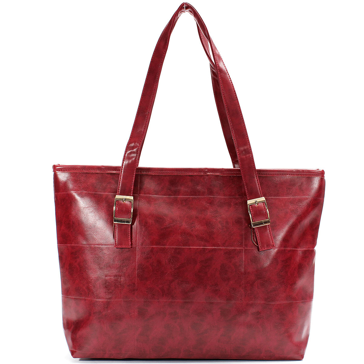 US Women Leather Handbag Shoulder Bag Large Zipper Purse Tote Satchel