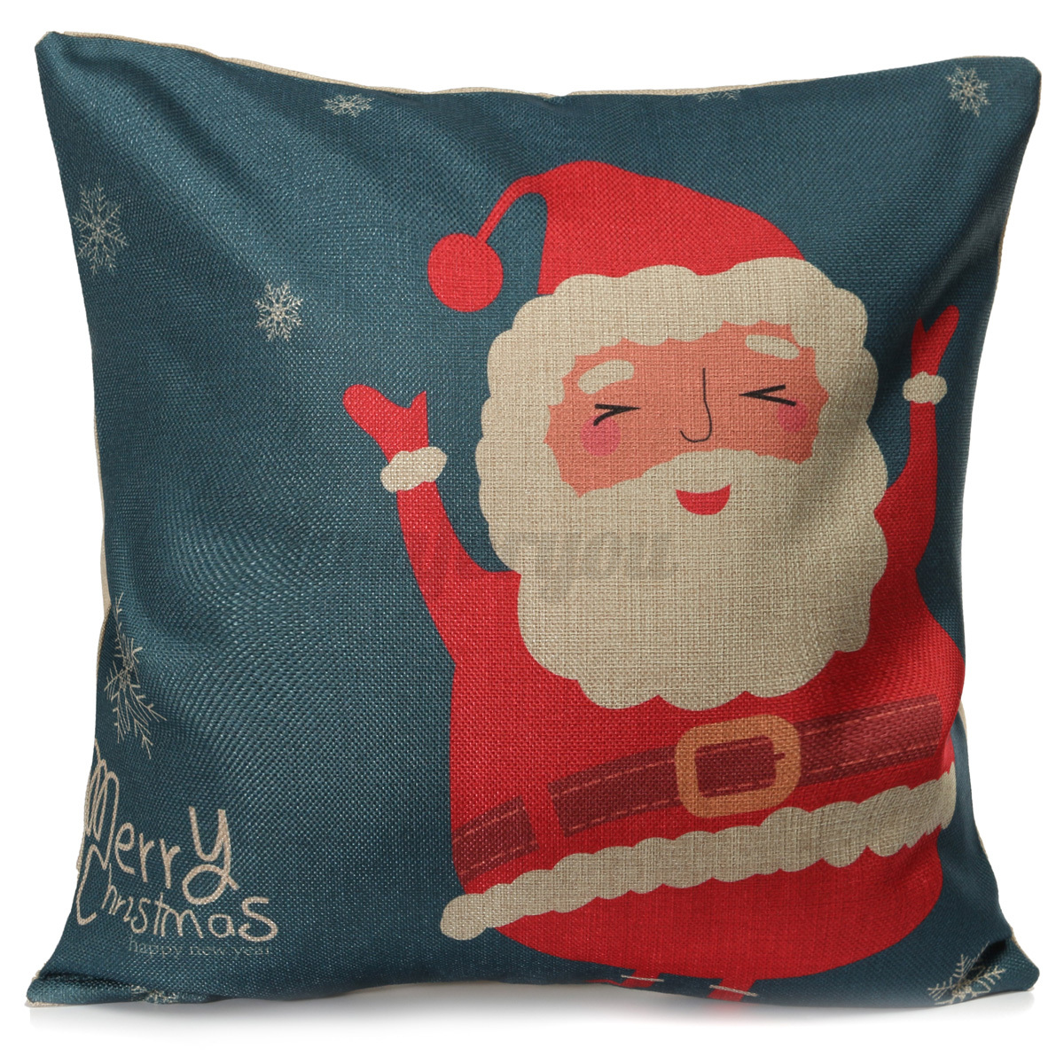 XMAS Christmas Cushion Cover Ambience Decorative Square Pillow Case Car Decor eBay