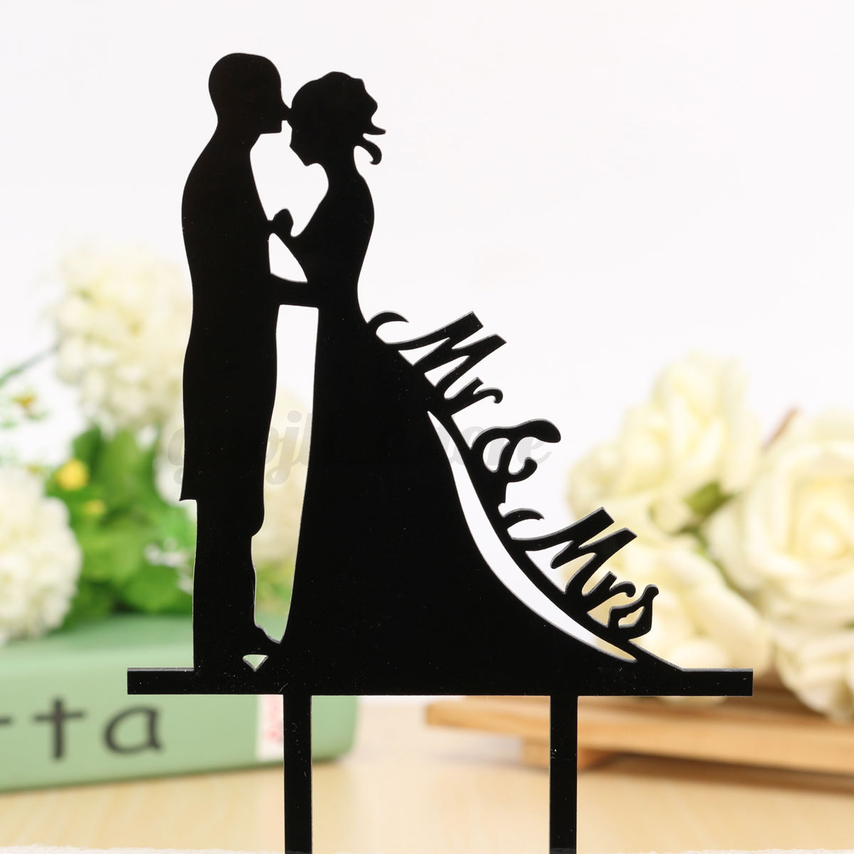 Wedding Cake Topper Silhouette Couple Mr Amp Wedding Cake Topper Silhouette Couple Mr Amp