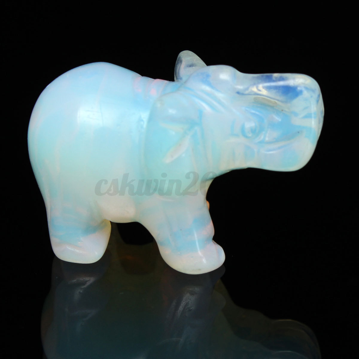 opal elephant statue