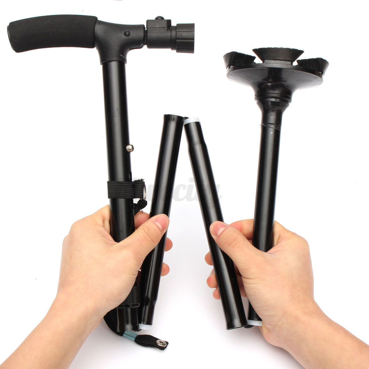 metal walking stick sturdy cane folding light led handle metal walking stick sturdy cane folding light led handle