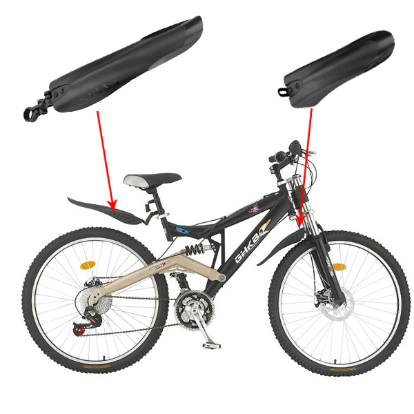 Bicycle Bike Fender Mudguard Road MTB Mud Guard Front Rear Wheel Fork NEW