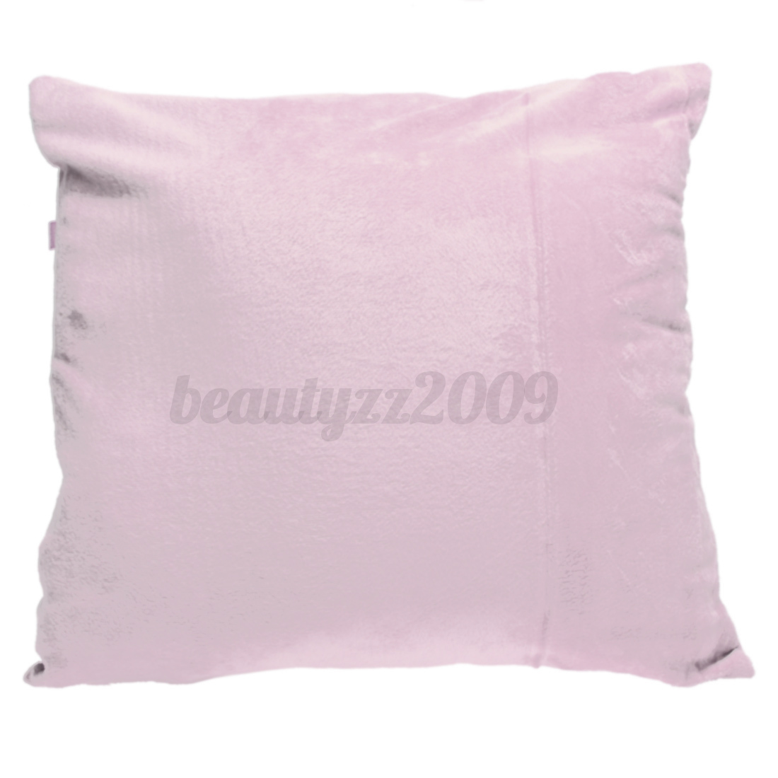 Solid Colour Cotton Canvas Cushion Cover Home Decor Throw Pillow Case Lounge NEW