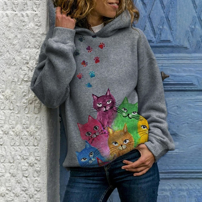 ZANZEA Women Hoody Hooded Sweater Sweatshirt Long Sleeve Loose Pullover Jumper ZANZEA Women Hoody Hooded Sweater Sweatshirt Long Sleeve Loose Pullover Jumper