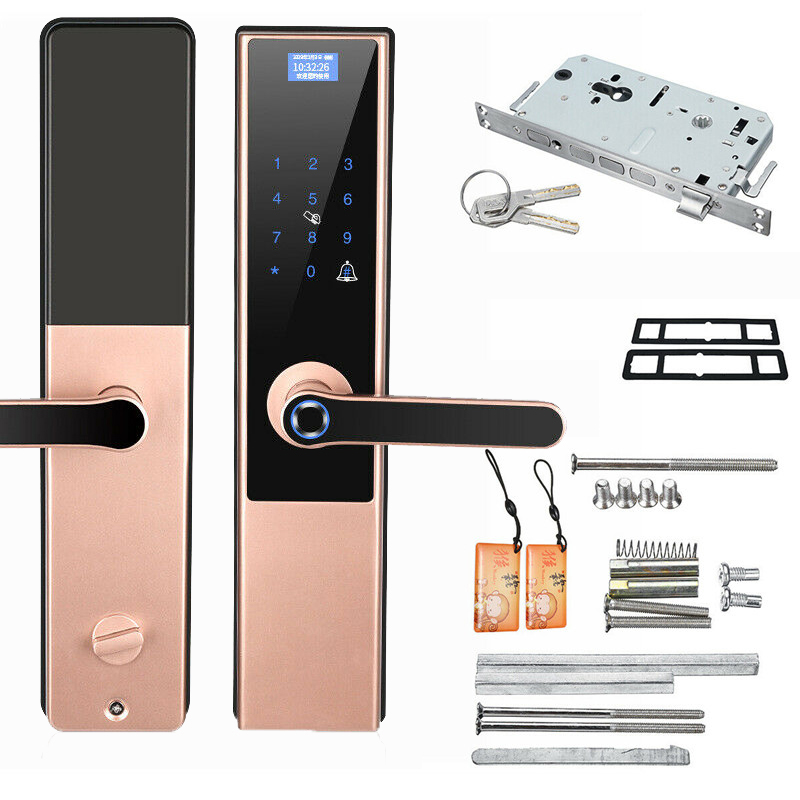 Details Zu App Touch Password Keypad Security Electronic Smart Door Lock Card Fingerprint
